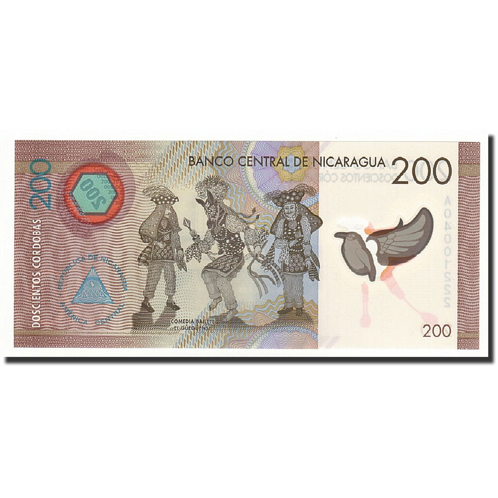 Billete, 200 Córdobas, 2015, Nicaragua, UNC