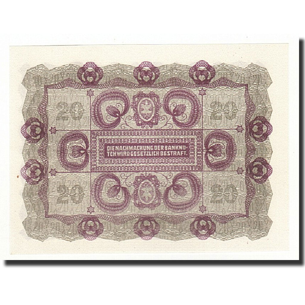 Austria, 20 Kronen, KM:76, 1922-01-02, FDS