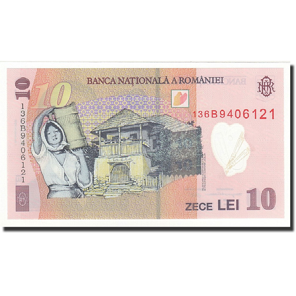 Banconote, Romania, 10 Lei, KM:119b, 2008-12-01, FDS