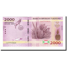 Banconote, Burundi, 2000 Francs, 2015.01.15, FDS