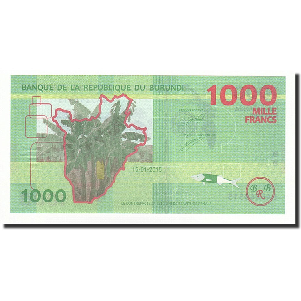Burundi, 1000 Francs, 2015.01.15, FDS