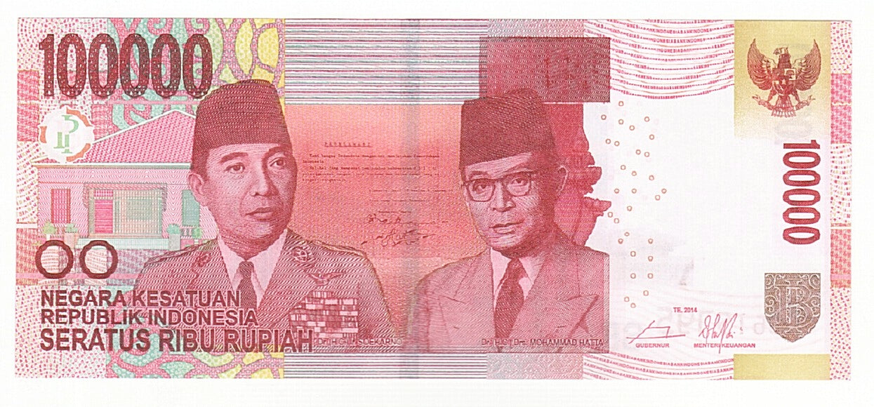 Indonesia, 100,000 Rupiah, 2014, FDS
