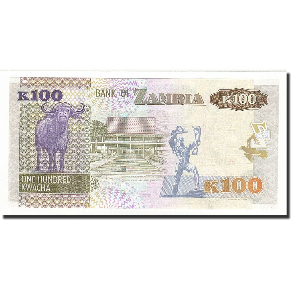 Zambia, 100 Kwacha, 2015, FDS