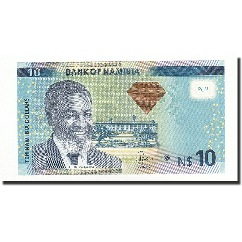 Geldschein, Namibia, 10 Namibia dollars, 2013, UNZ