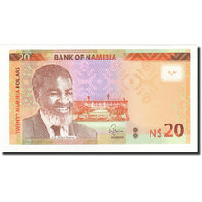 Biljet, Namibië, 20 Namibia Dollars, 2015, NIEUW