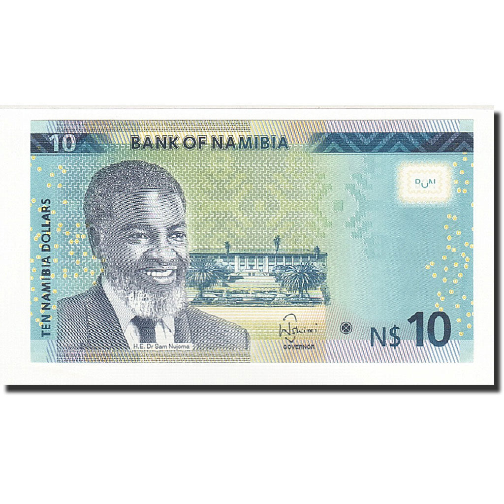 Geldschein, Namibia, 10 Namibia dollars, 2015, UNZ