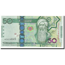 Biljet, Turkmenistan, 50 Manat, 2014, NIEUW