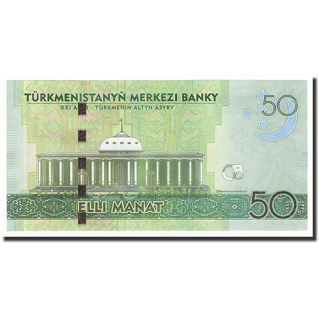 Banconote, Turkmenistan, 50 Manat, 2014, FDS