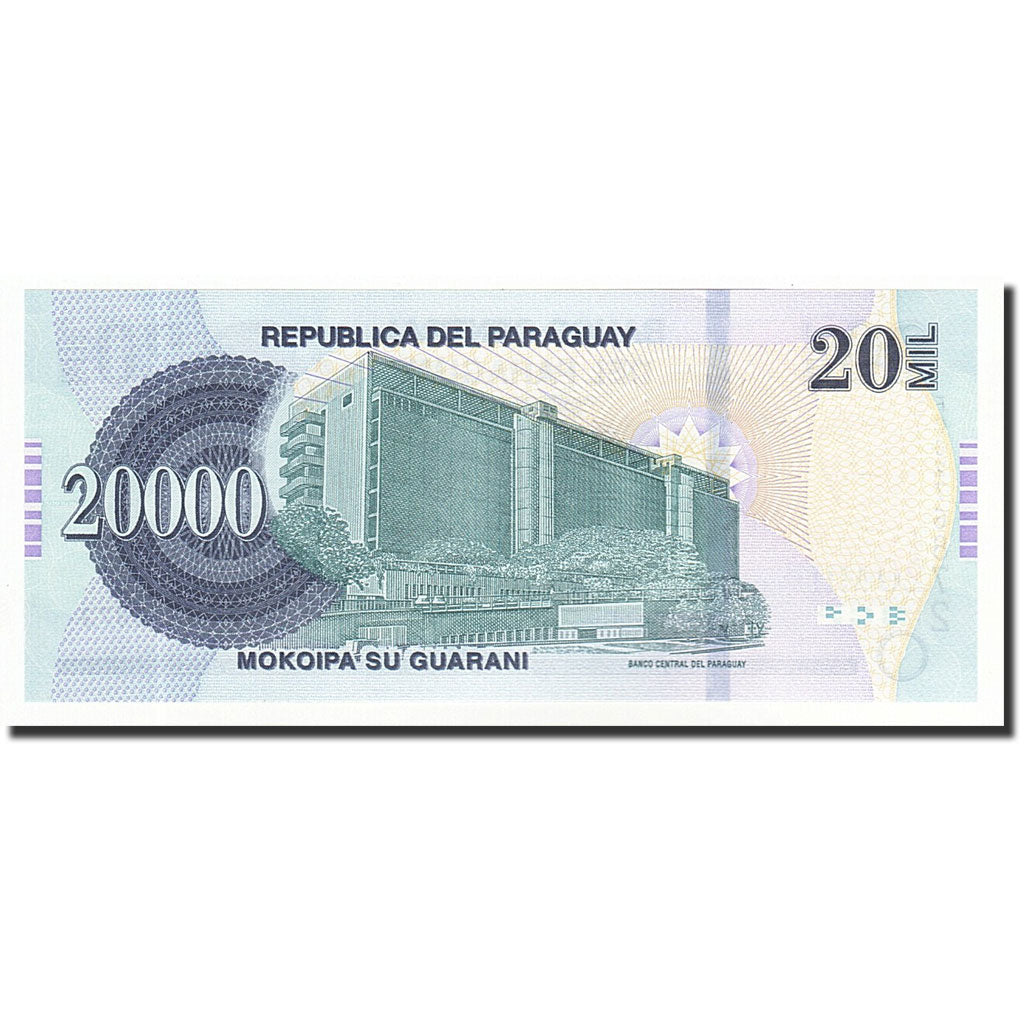 Billete, 20 000 Guaranies, 2015, Paraguay, UNC