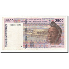 Stati dell'Africa occidentale, 2500 Francs, 1992, KM:712Ka, BB