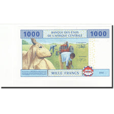Banconote, Stati dell’Africa centrale, 1000 Francs, 2002, KM:407A, FDS