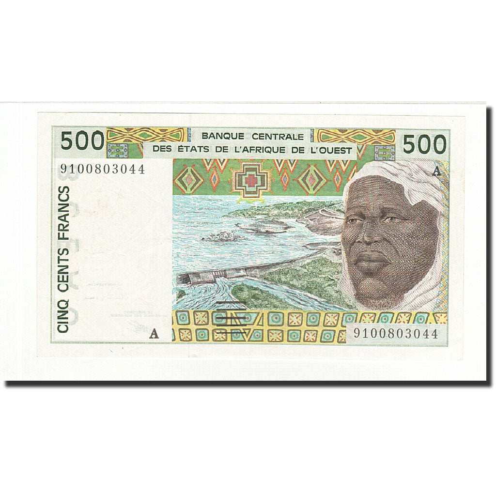 Banconote, Stati dell'Africa occidentale, 500 Francs, 1991, KM:110Aa, FDS