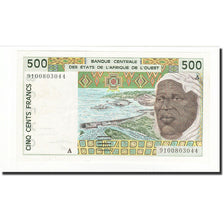 Banconote, Stati dell'Africa occidentale, 500 Francs, 1991, KM:110Aa, FDS