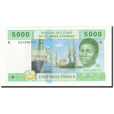 États de l'Afrique centrale, 5000 Francs, 2002, KM:409A, SPL