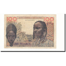 Billet, French West Africa, 100 Francs, 1957-05-20, KM:46, TB