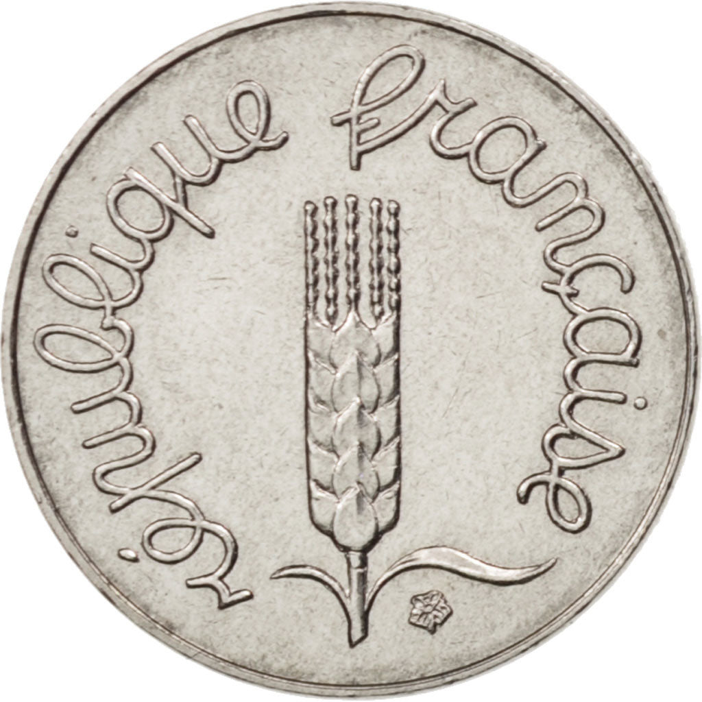 France, Épi, Centime, 1992, Paris, MS(60-62), Stainless Steel, KM:928, Gadoury91