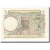 Billet, French West Africa, 5 Francs, 1942-04-22, KM:25, NEUF