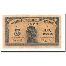 French West Africa, 5 Francs, 1942-12-14, KM:28b, NEUF