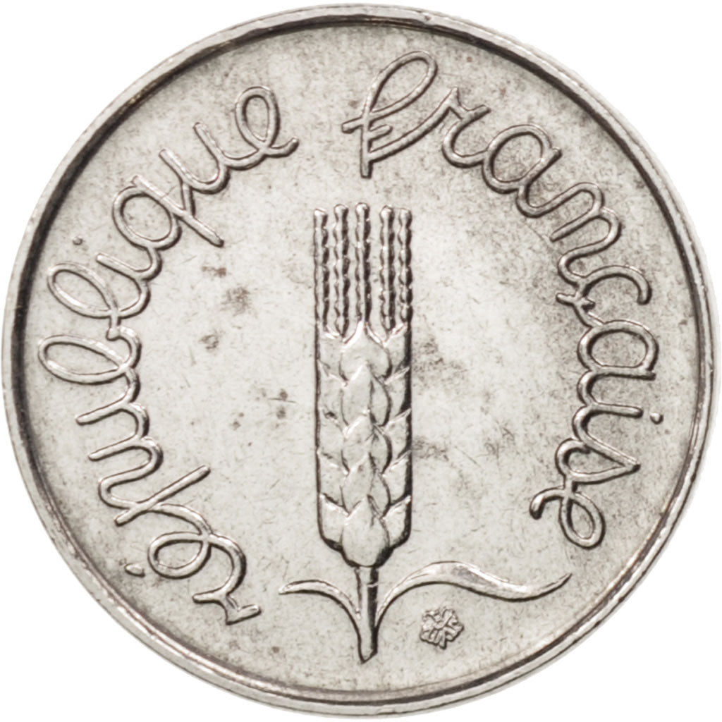 France, Épi, Centime, 1993, Paris, AU(55-58), Stainless Steel, KM:928, Gadoury91