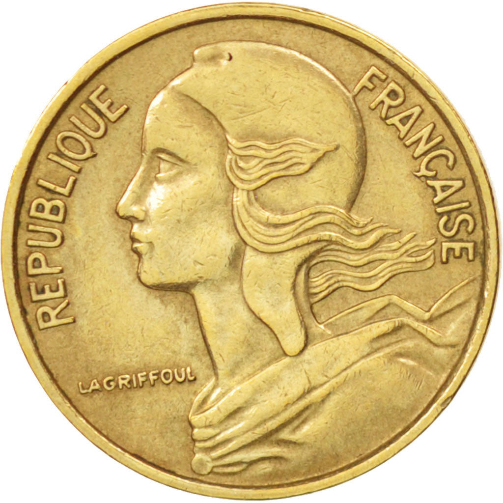 Coin, France, Marianne, 5 Centimes, 1967, Paris, EF(40-45), Aluminum-Bronze