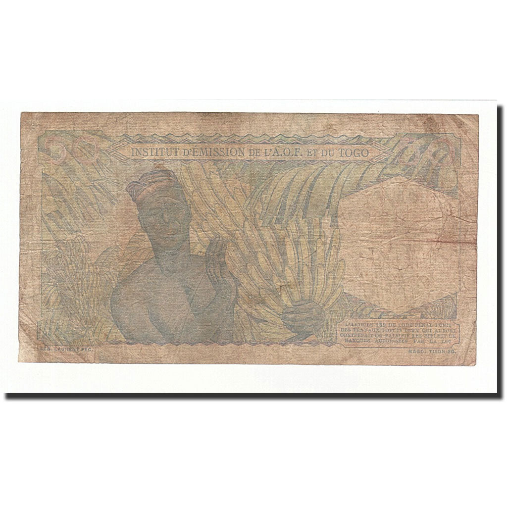 Geldschein, French West Africa, 50 Francs, 1955-10-5, KM:44, SGE