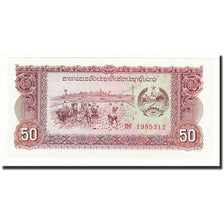 Laos, 50 Kip, Undated (1979), KM:29r, FDS