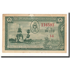 Banconote, Laos, 1 Kip, 1957, KM:1b, BB