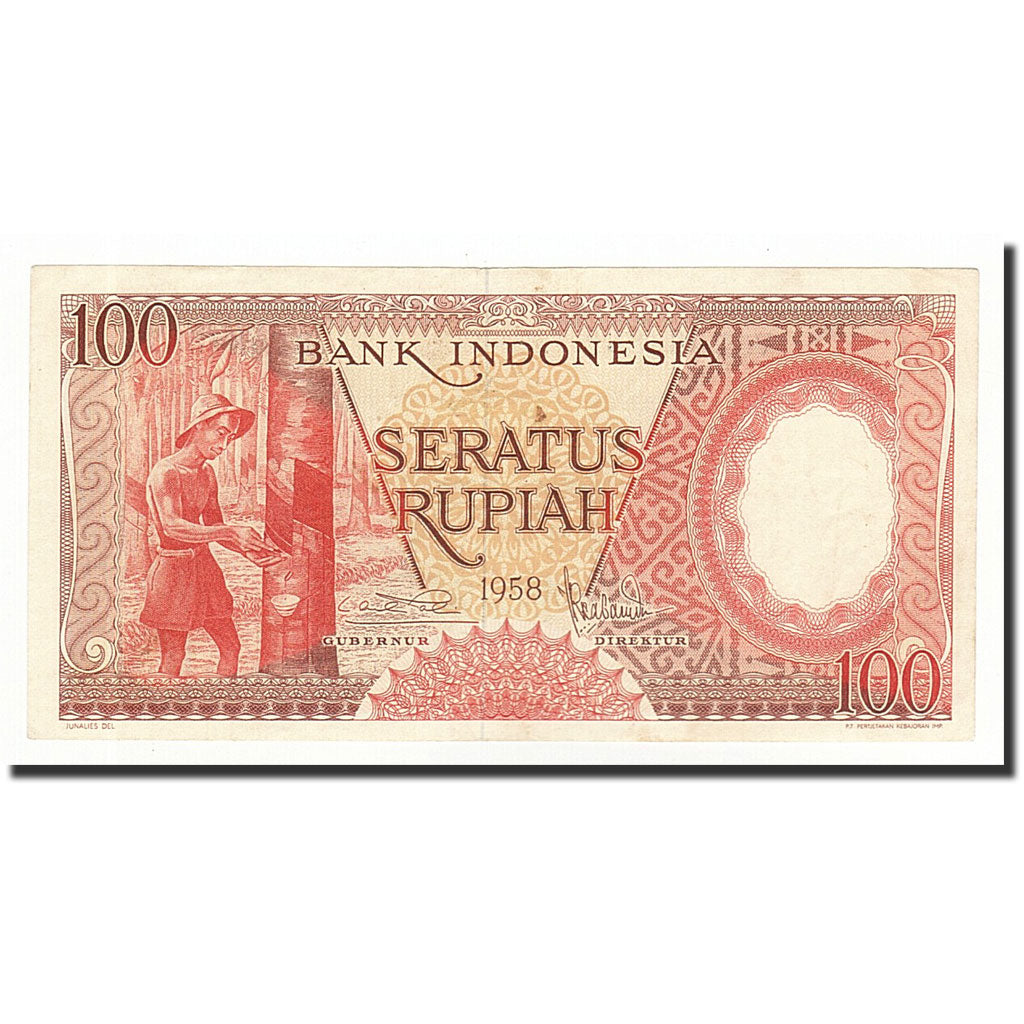 Indonesien, 100 Rupiah, 1958, KM:59, UNZ