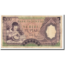 Indonesia, 1000 Rupiah, 1958, KM:61, BB+