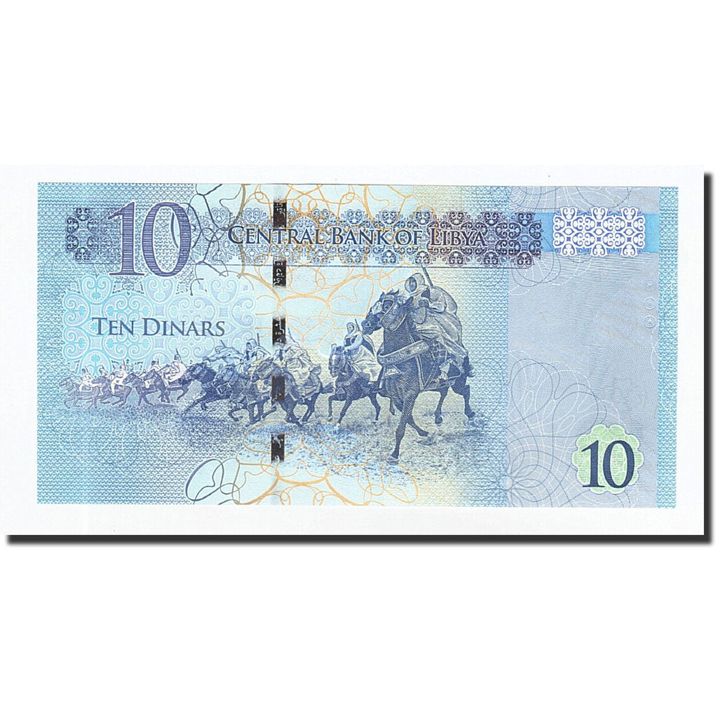 Banknote, Libya, 10 Dinars, 2015, UNC(65-70)