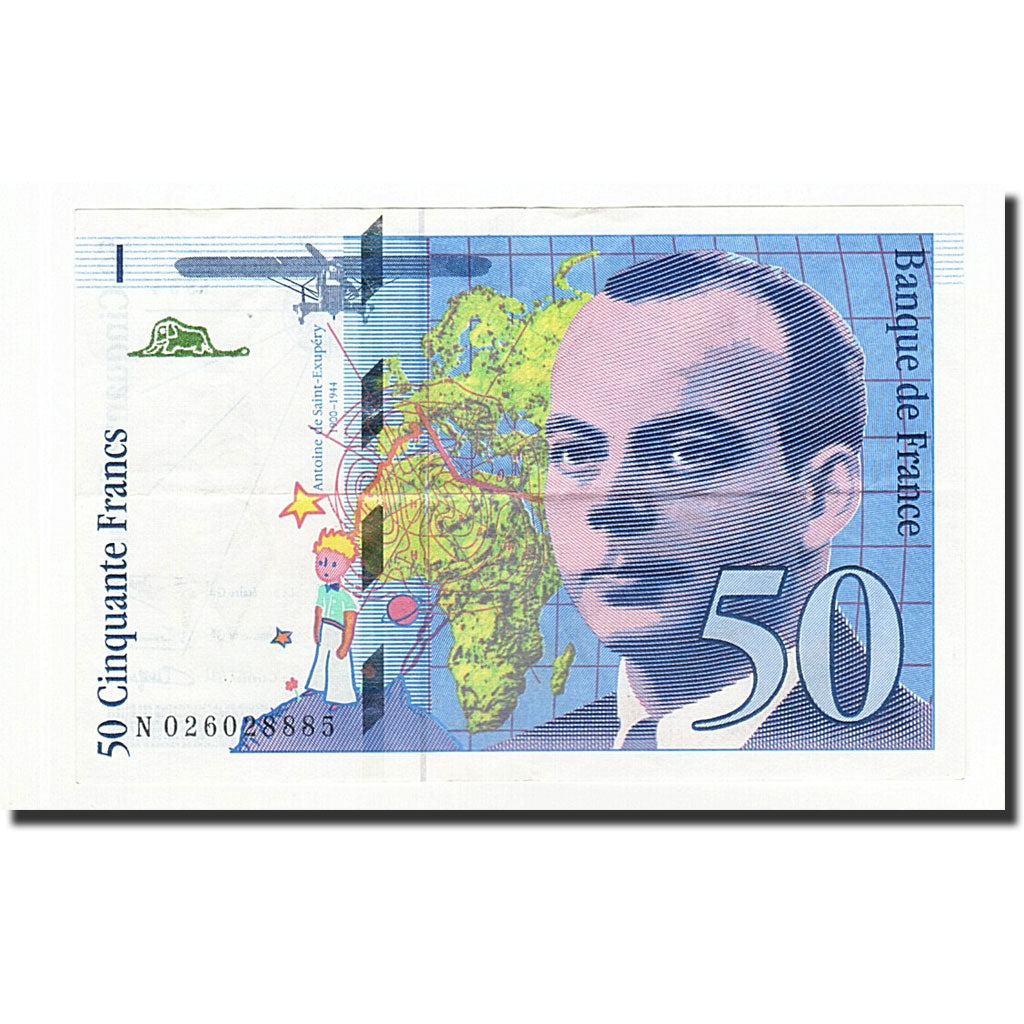 Francia, 50 Francs, 1994, KM:157Aa, BB, Fayette:73.1d