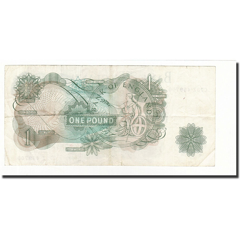Großbritannien, 1 Pound, Undated (1960-78), KM:374e, S