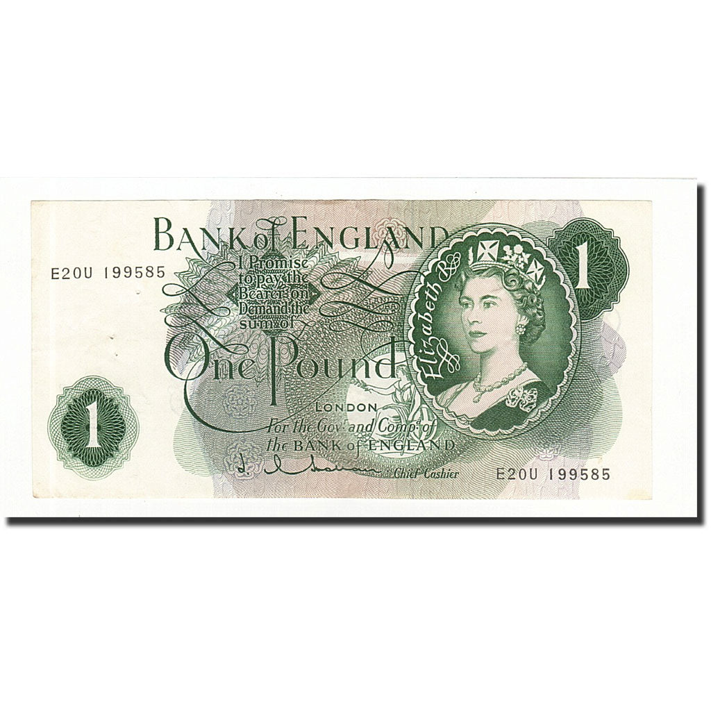 Gran Bretagna, 1 Pound, Undated (1960-78), KM:374c, BB