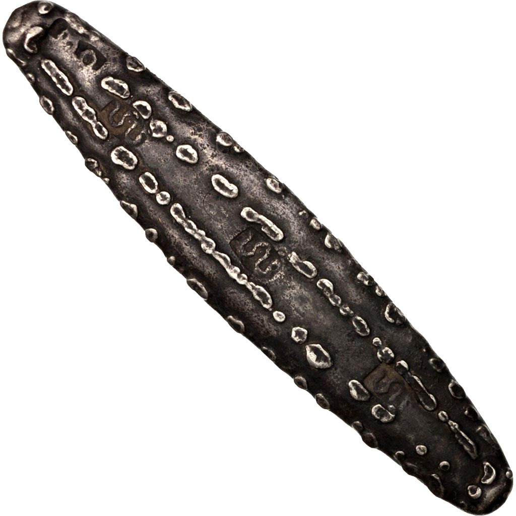 Lao, Luang Prabang, Tiger's Tongue Coin, EF(40-45), Silver