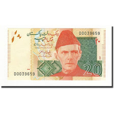 Banknot, Pakistan, 20 Rupees, 2008, KM:55b, UNC(65-70)