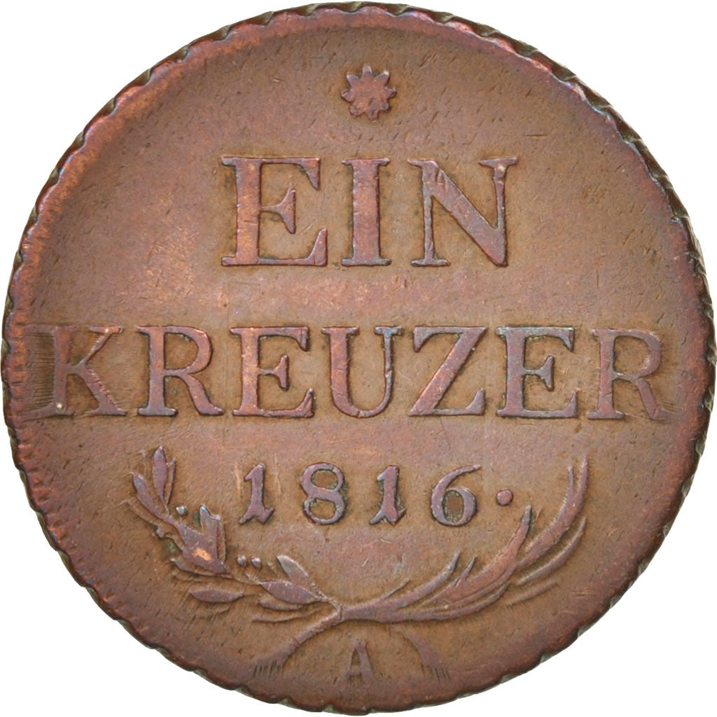 Austria, Franz II (I), Kreuzer, 1816, Vienna, AU(50-53), Copper, KM:2113