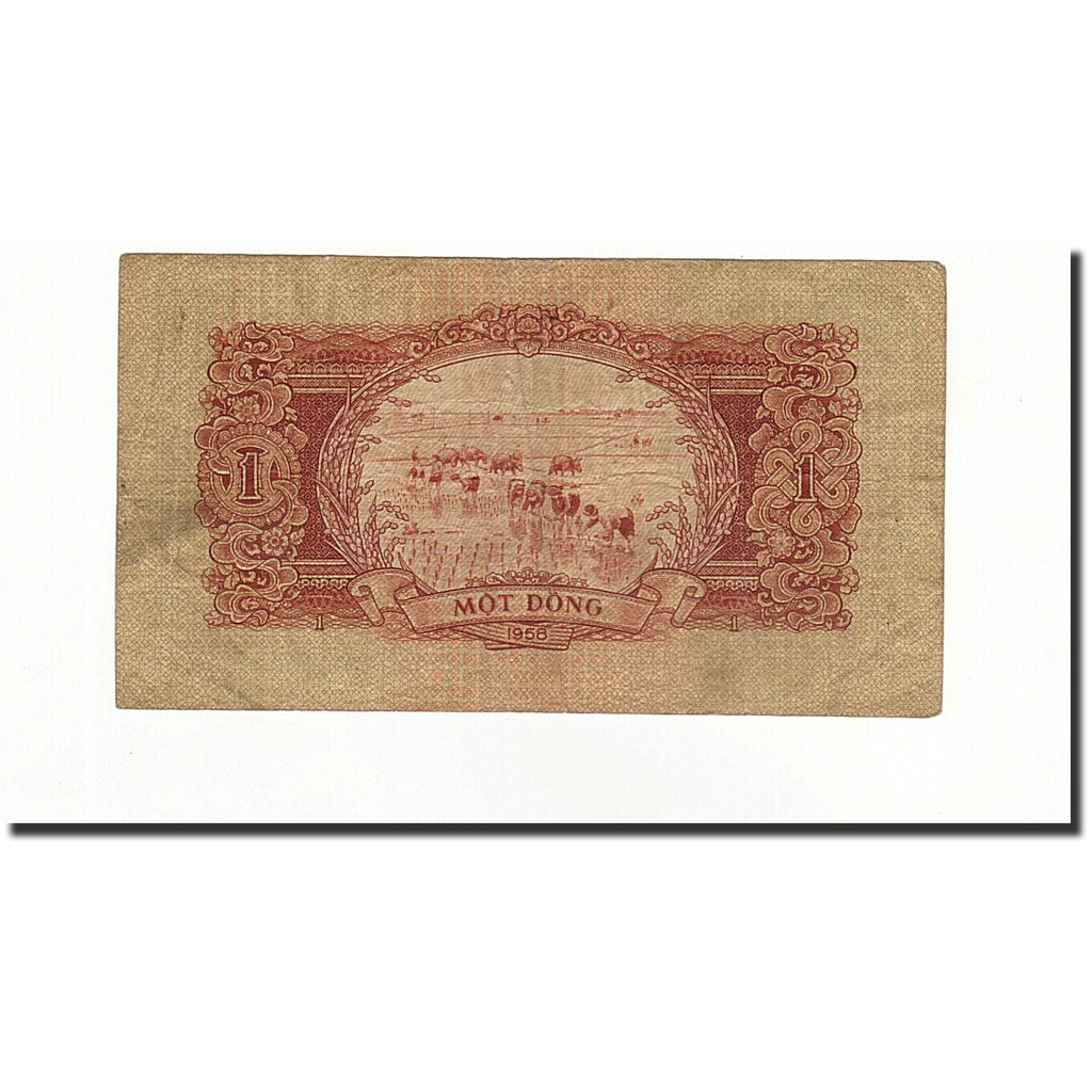Vietnam, 1 Dong, 1958, KM:71a, F(12-15)