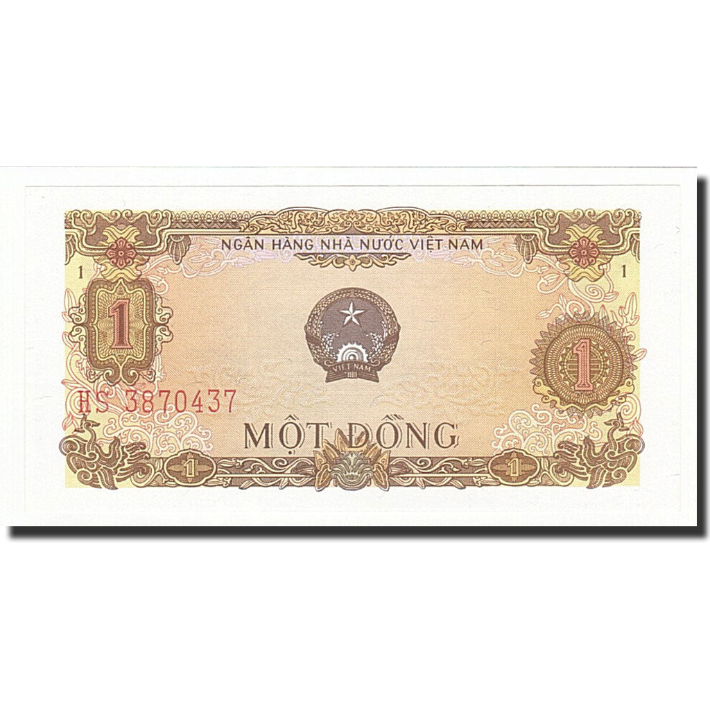 Banknote, Vietnam, 1 D<ox>ng, 1976, KM:80a, UNC(65-70)