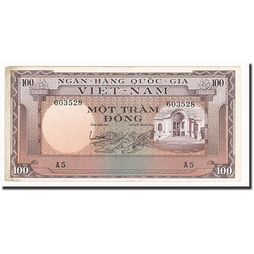 Banconote, Vietnam del Sud, 100 D<ox>ng, Undated (1966), KM:18a, BB