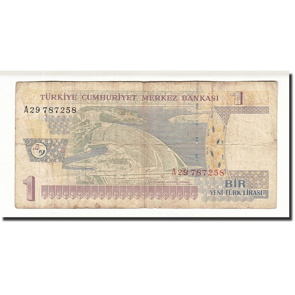 Banconote, Turchia, 1 New Lira, 2005, KM:216, B