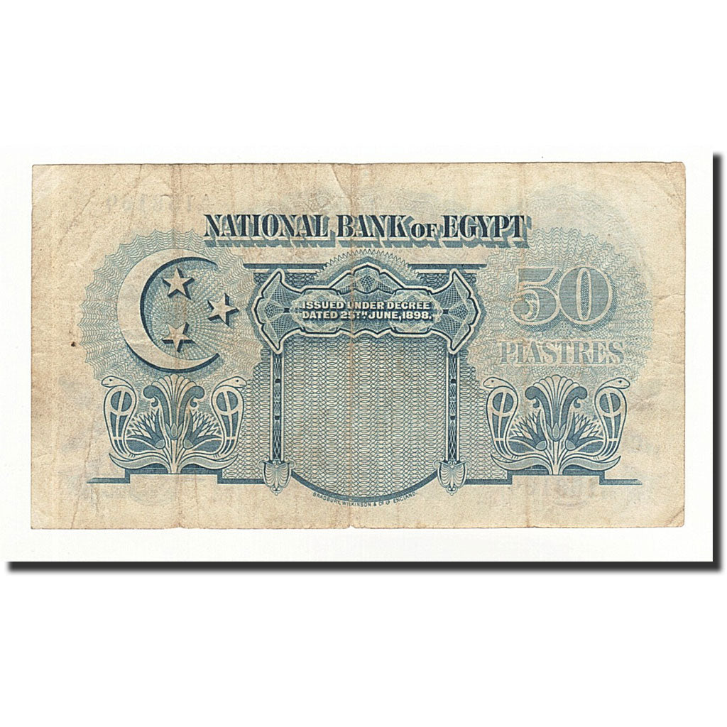 Banconote, Egitto, 50 Piastres, KM:21c, 194-01-03, B