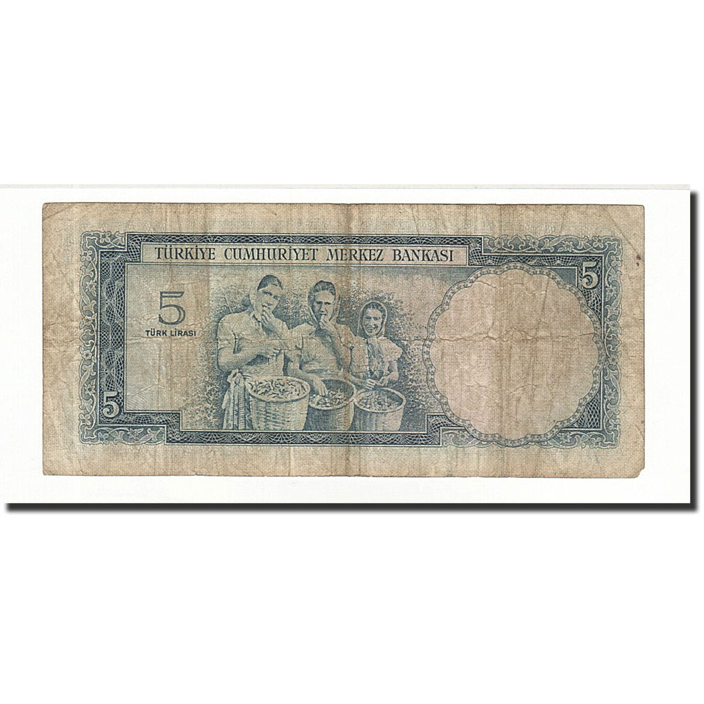 Türkei, 5 Lira, 1930, KM:174a, SGE