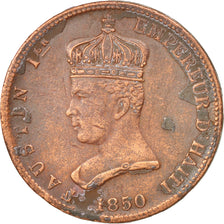 Haiti, Faustin Ist, 6-1/4 Centimes, 1850, EF(40-45), Copper, KM:38