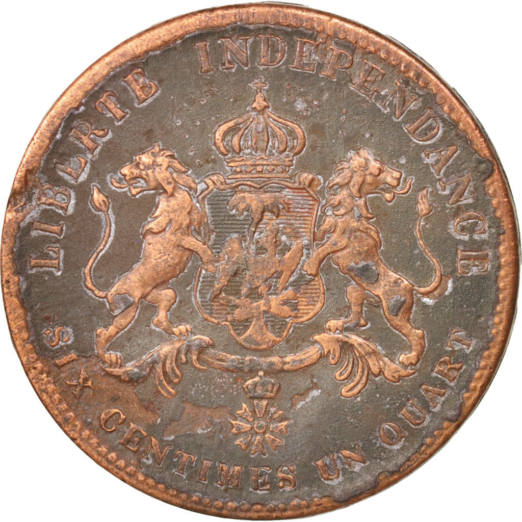 Haiti, Faustin Ist, 6-1/4 Centimes, 1850, EF(40-45), Copper, KM:38