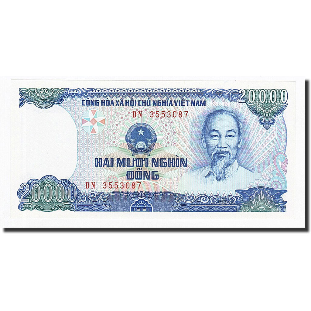 Billet, Viet Nam, 20,000 D<ox>ng, 1992, Undated, KM:110a, NEUF