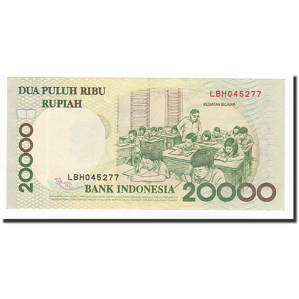 Indonesien, 20,000 Rupiah, 1998, KM:138a, UNZ-