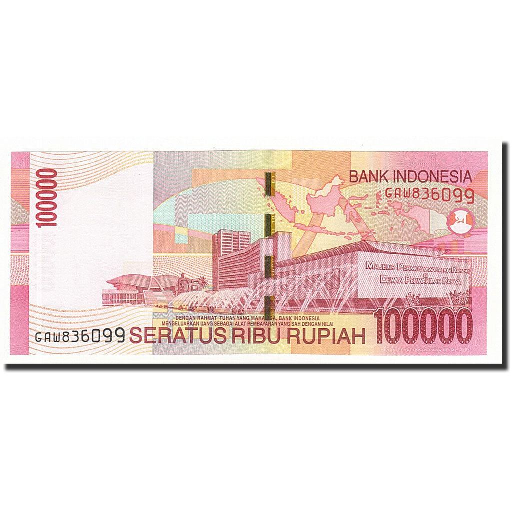 Banconote, Indonesia, 100,000 Rupiah, KM:146a, 2004-12-29, FDS