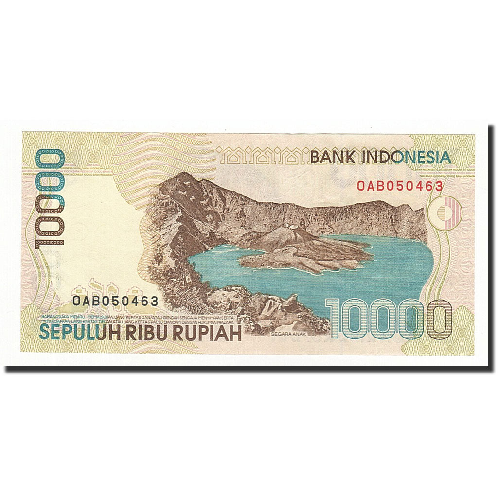 Banconote, Indonesia, 10,000 Rupiah, 1998, KM:137a, BB+