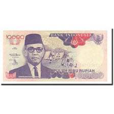 Banknote, Indonesia, 10,000 Rupiah, 1992, KM:131a, AU(55-58)