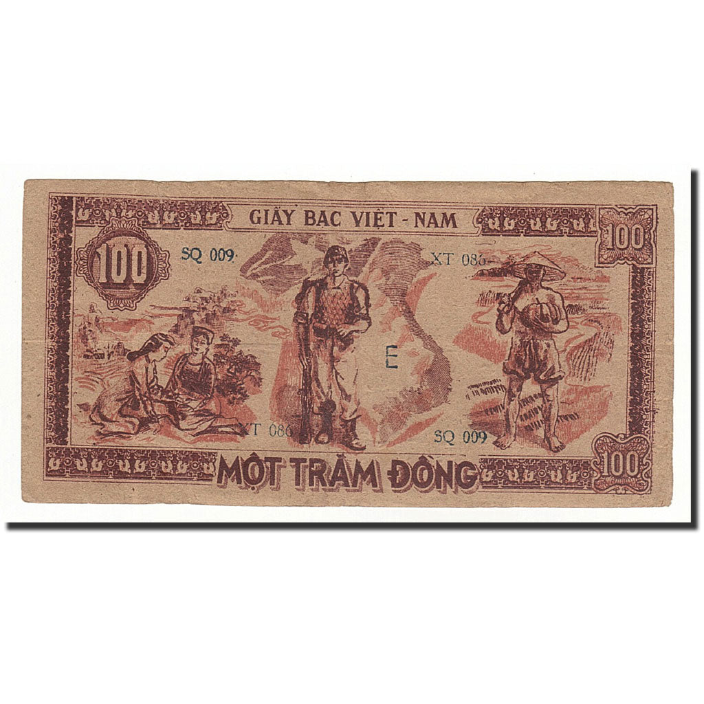 Vietnam, 100 D<ox>ng, 1948, KM:28c, SS